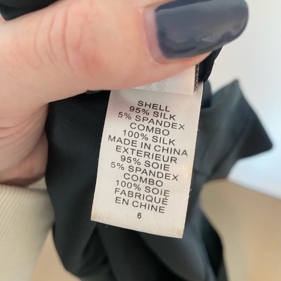 DVF black silk LBD size 6 - Picture 8 of 8